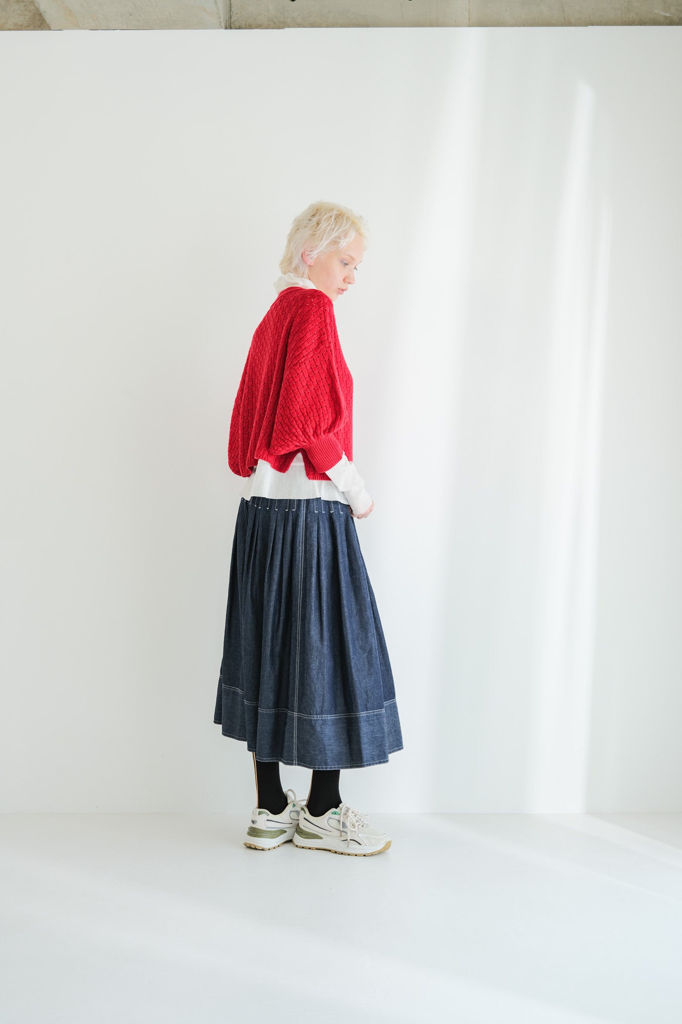Block Piqué Puff Vest