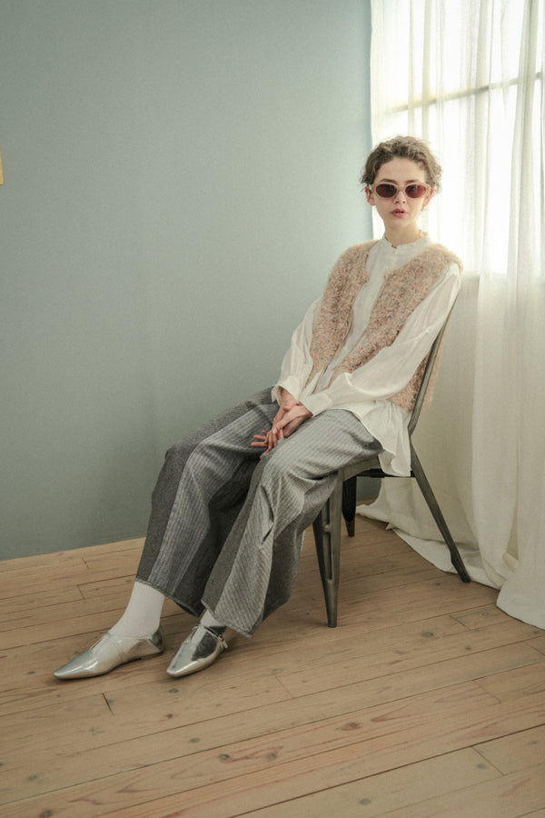 Feather Tulle Vest