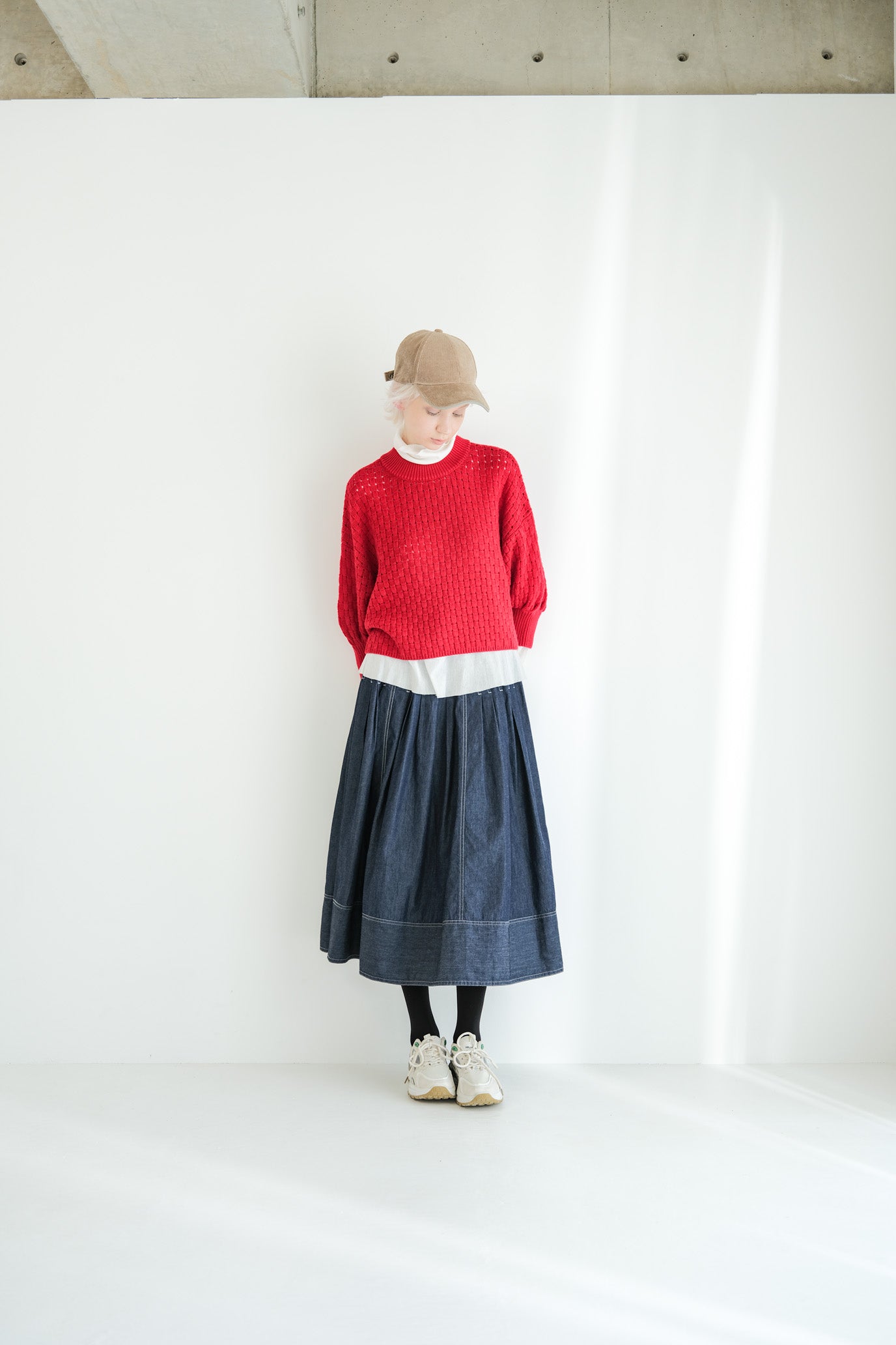 Double Tulle High Neck Inner Top