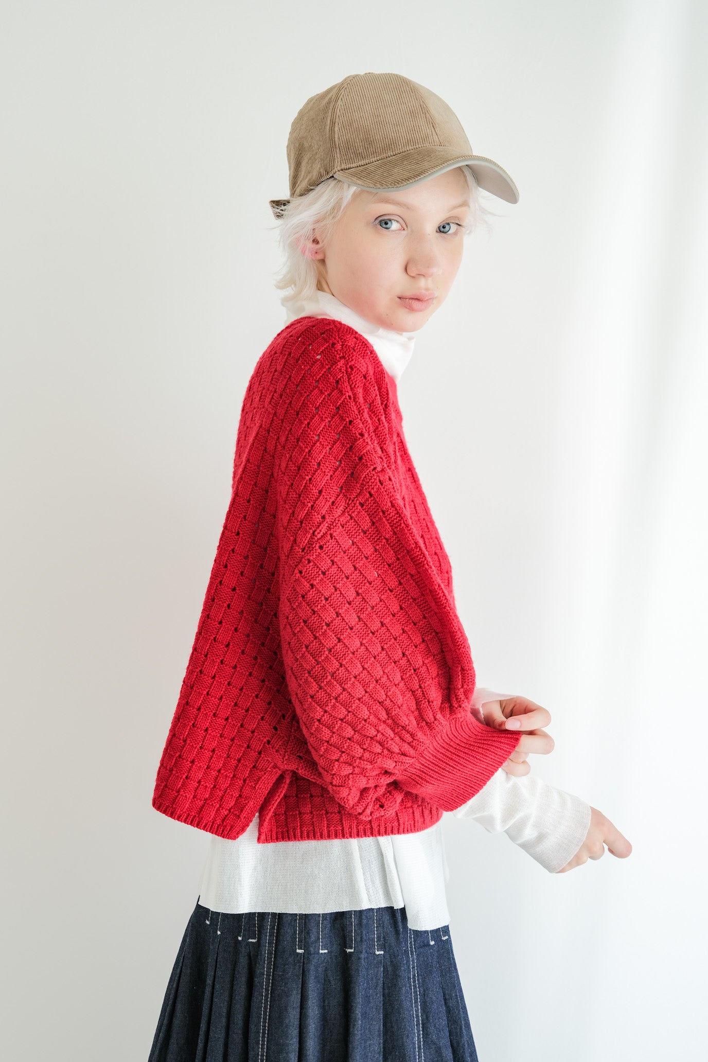 Double Tulle High Neck Inner Top