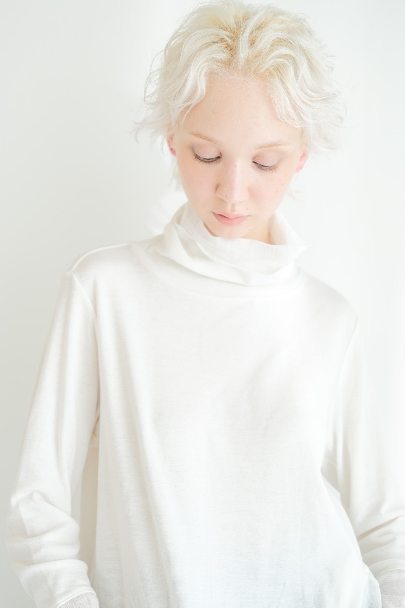 Double Tulle High Neck Inner Top