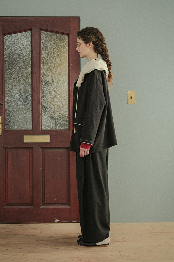 Side Tuck Trousers