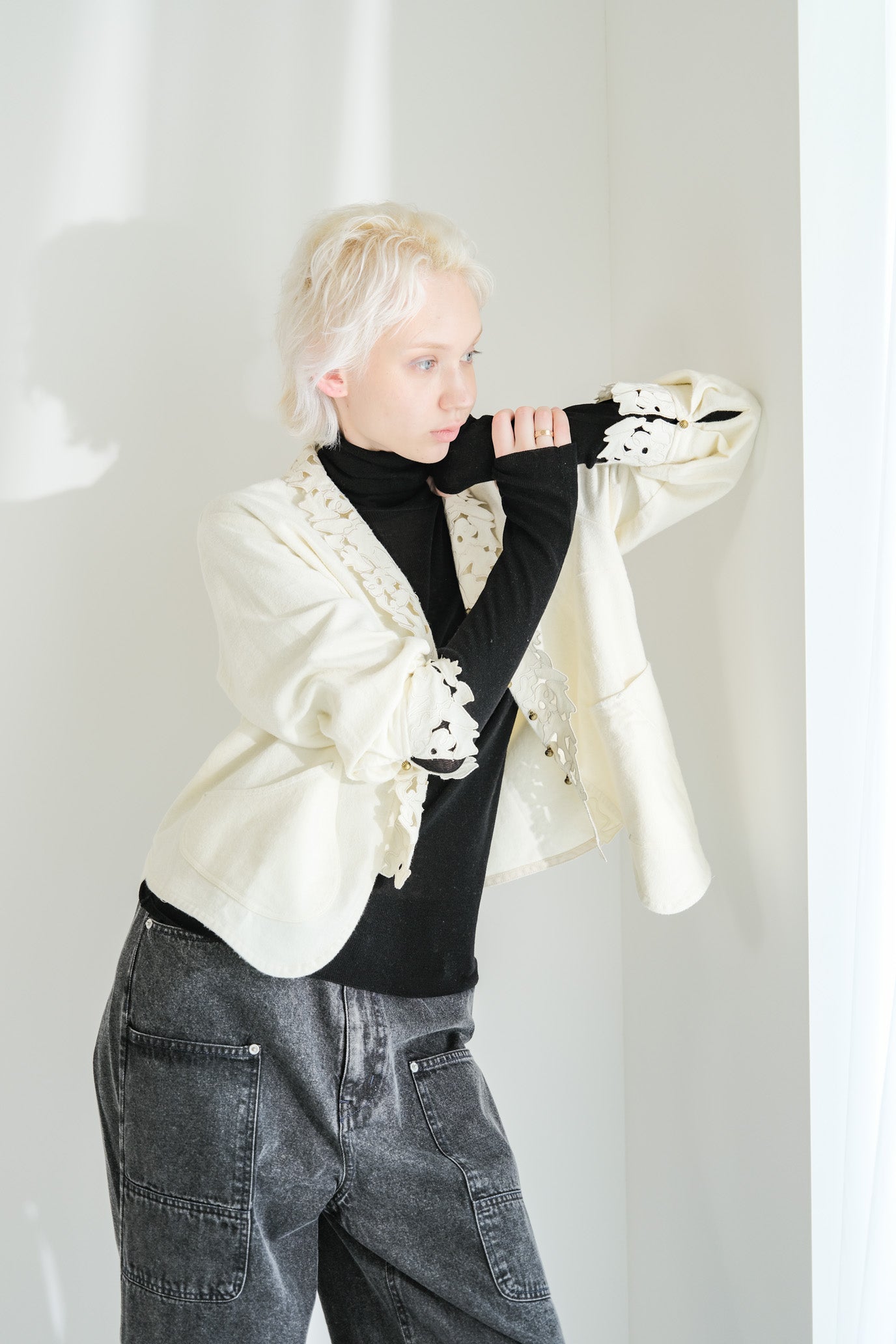 MOCOCHI Rib Turtleneck Pullover