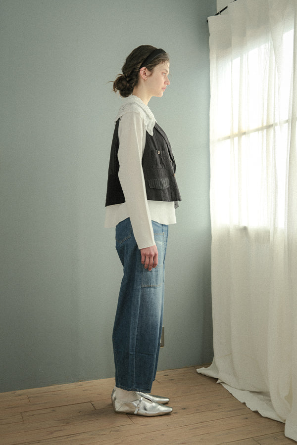 Drawstring Detachable Collar