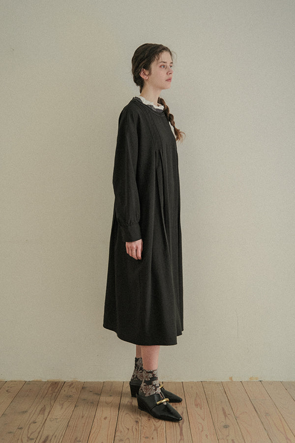 2-Way Detachable Collar Dress