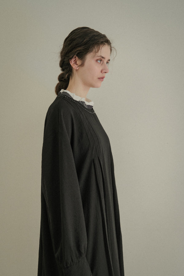 2-Way Detachable Collar Dress