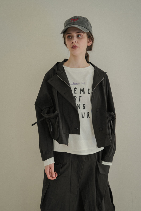 Book Pocket Hooded Jacket