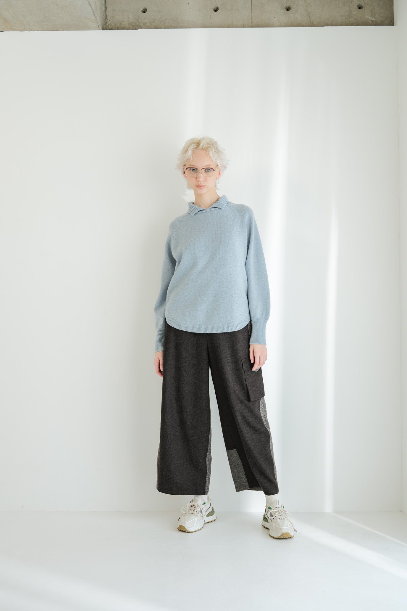100% Wool Round Hem Pullover