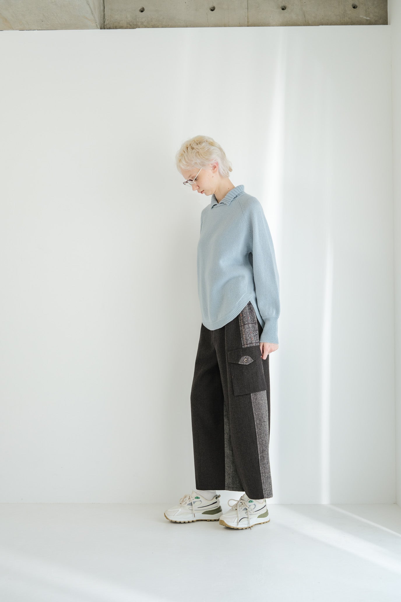100% Wool Round Hem Pullover