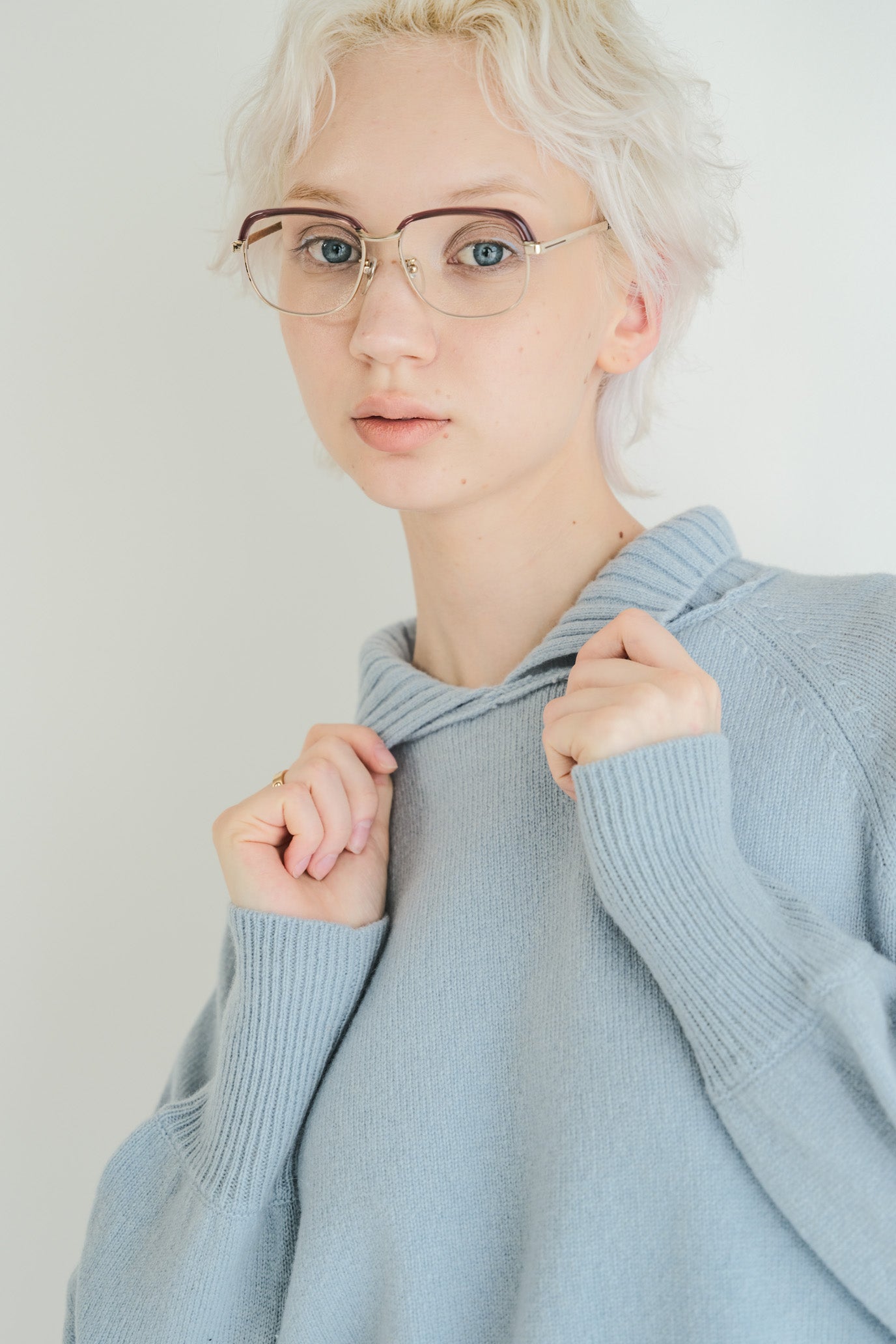 100% Wool Round Hem Pullover