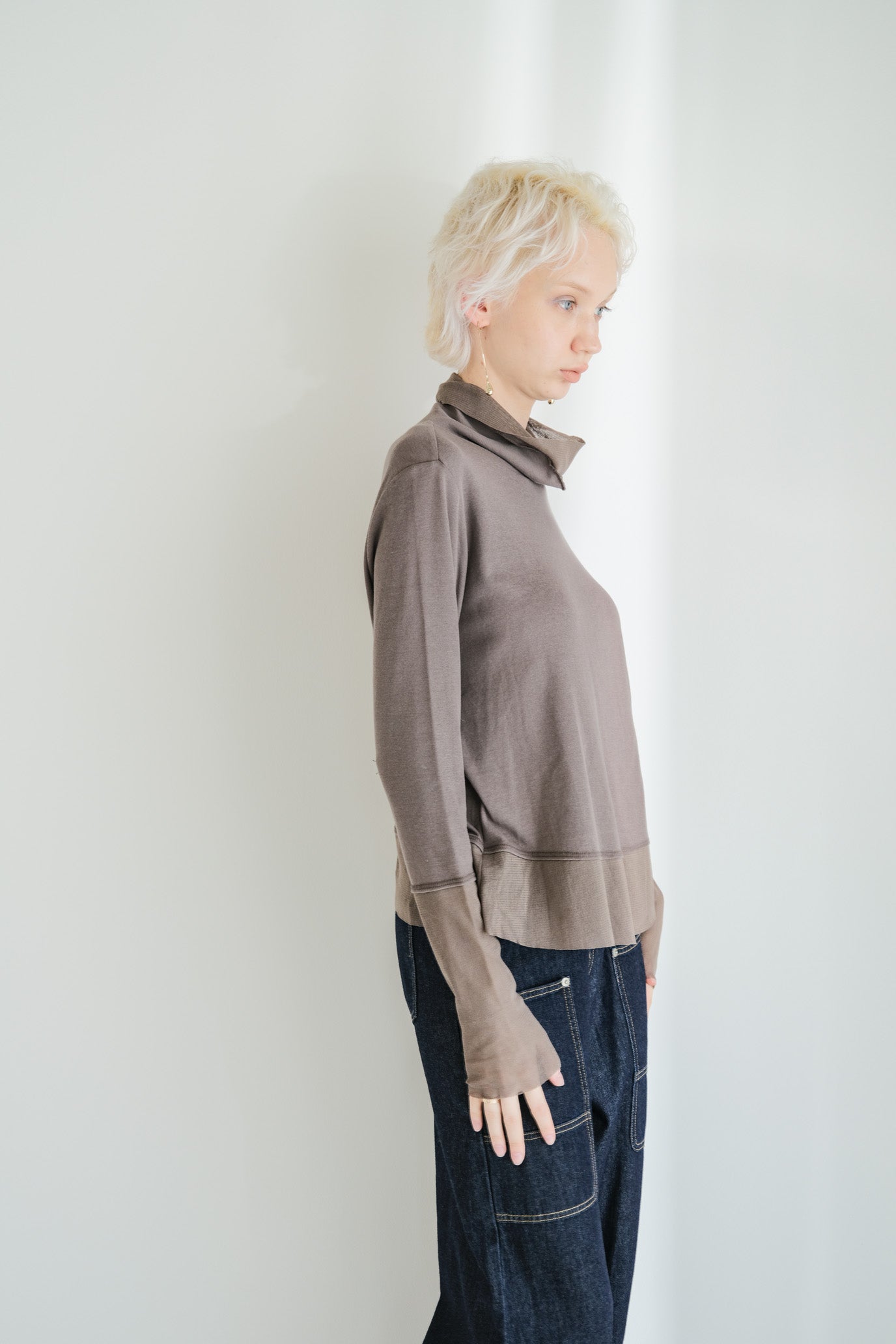 Double Tulle High Neck Inner Top