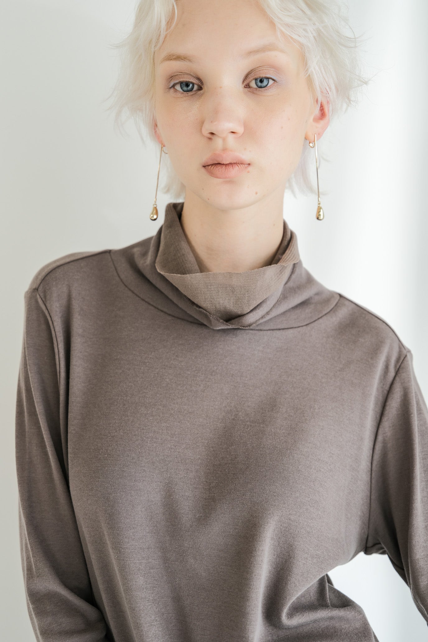 Double Tulle High Neck Inner Top