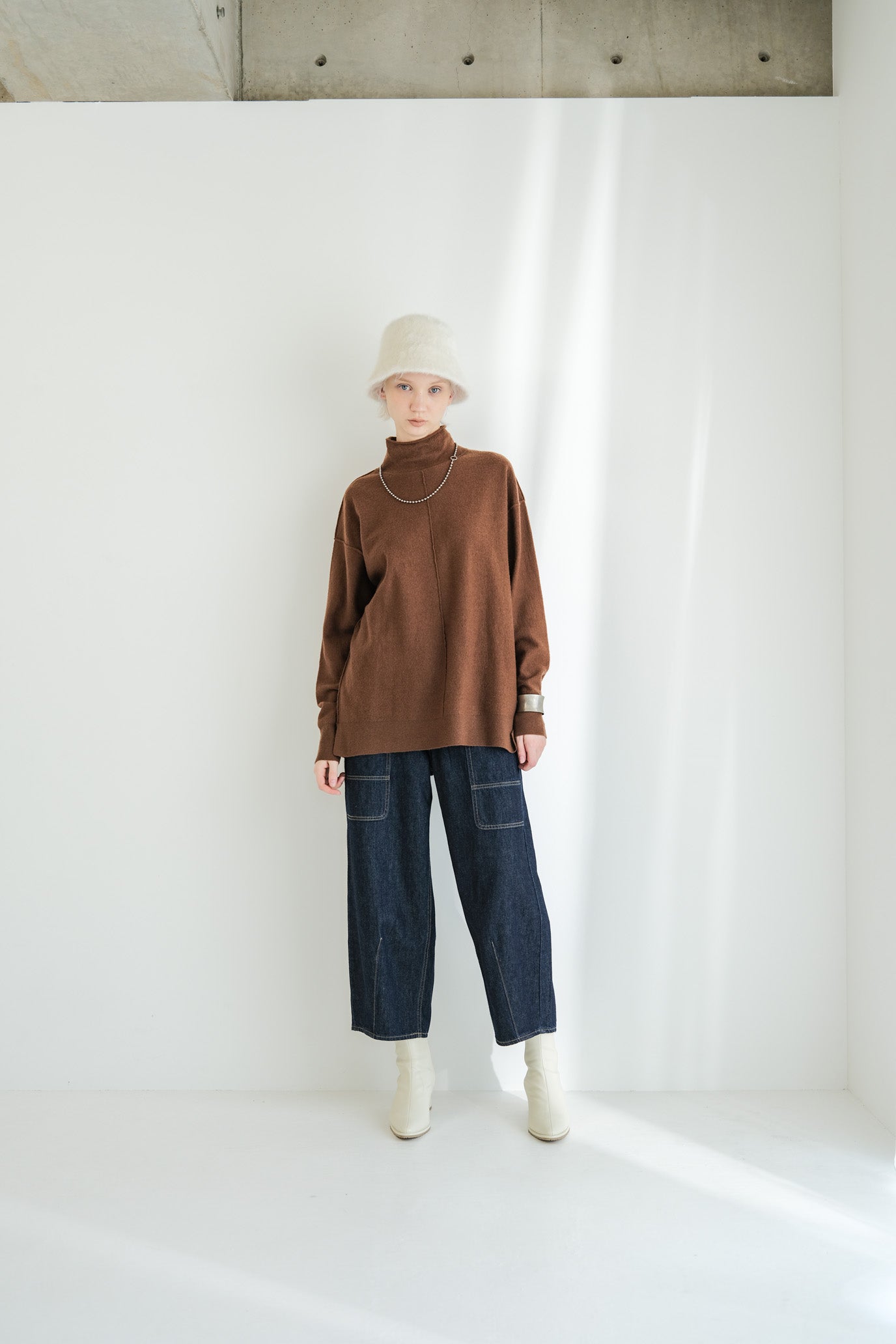 Compressed High Neck Pullover