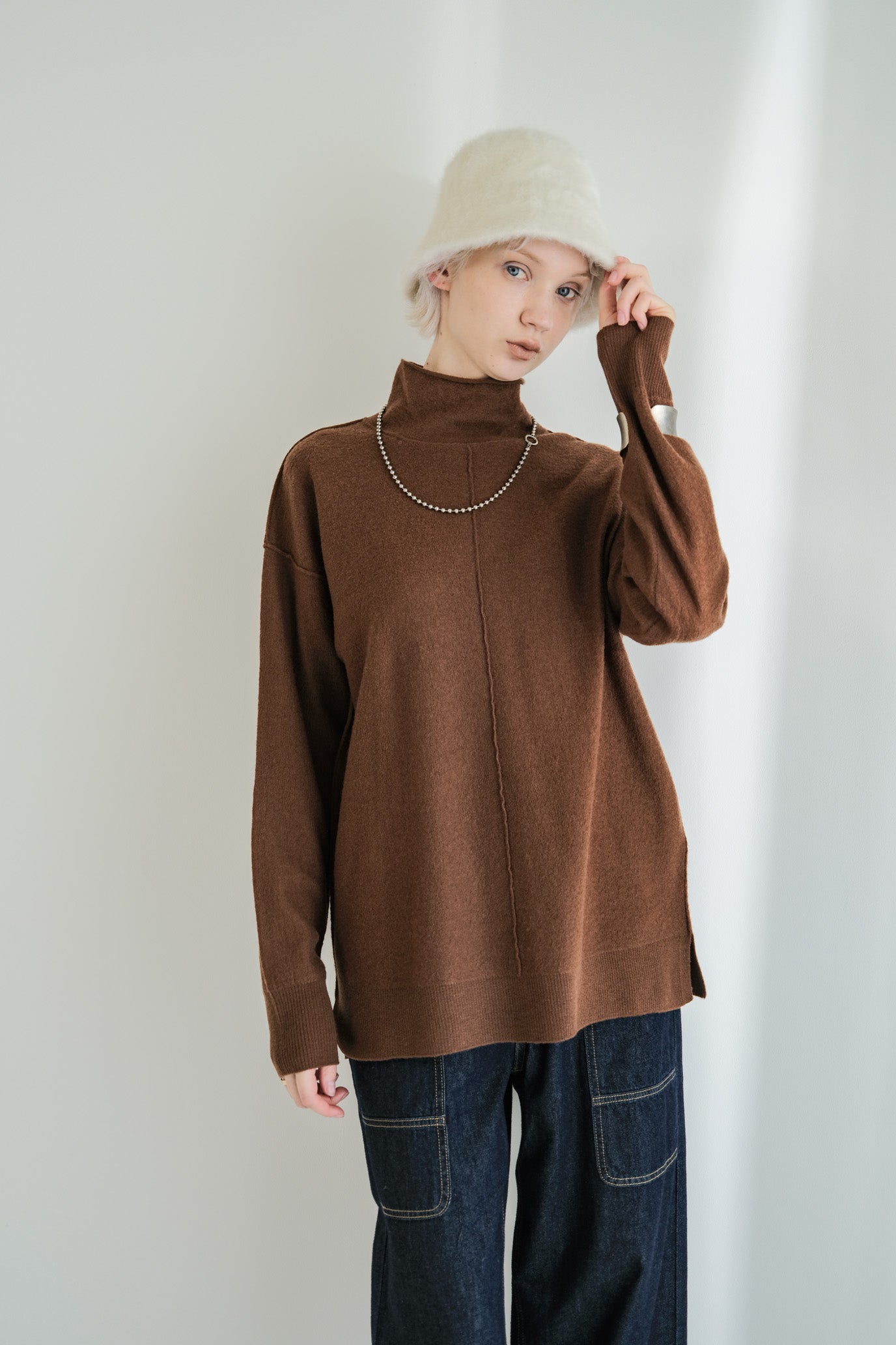 Compressed High Neck Pullover