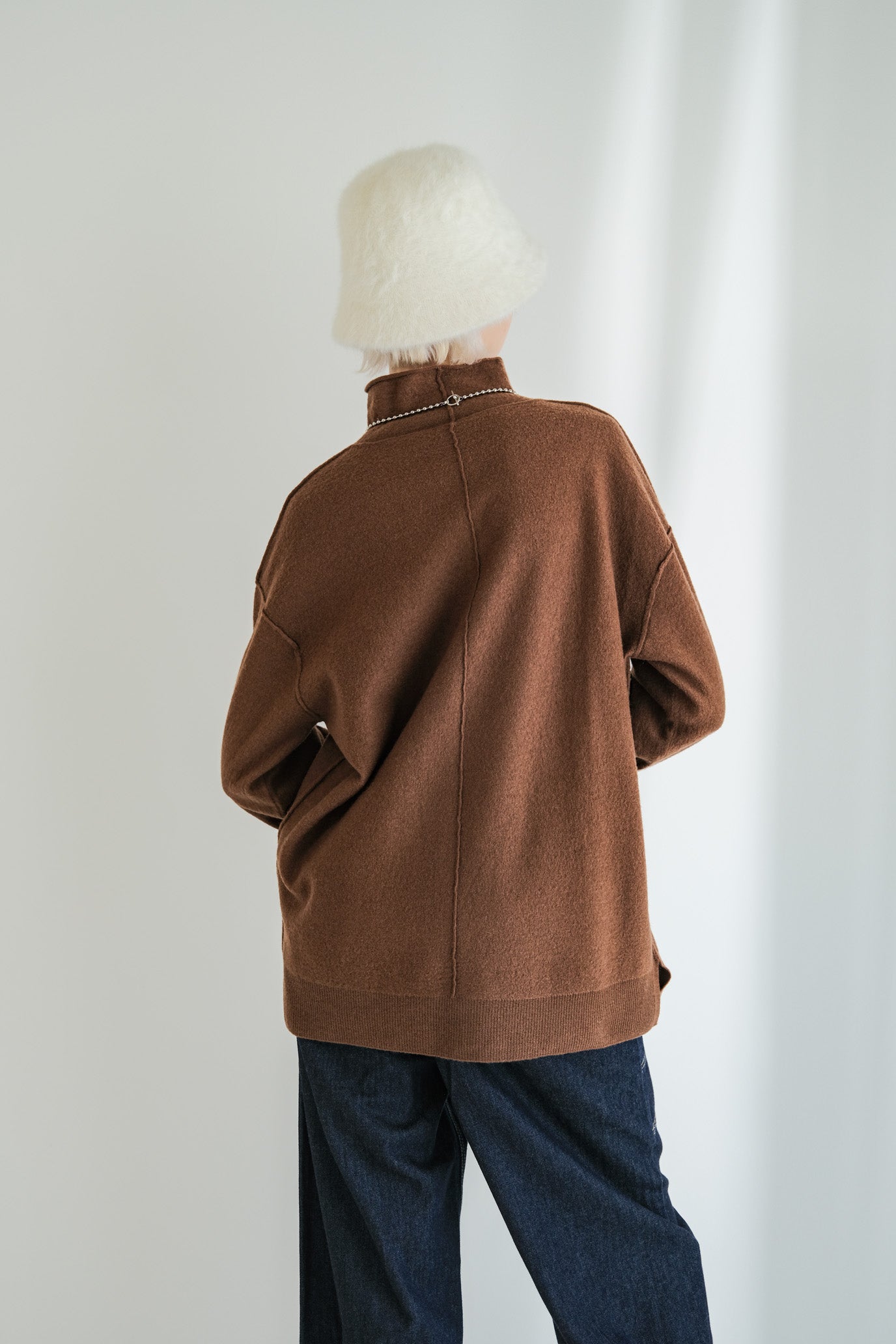Compressed High Neck Pullover