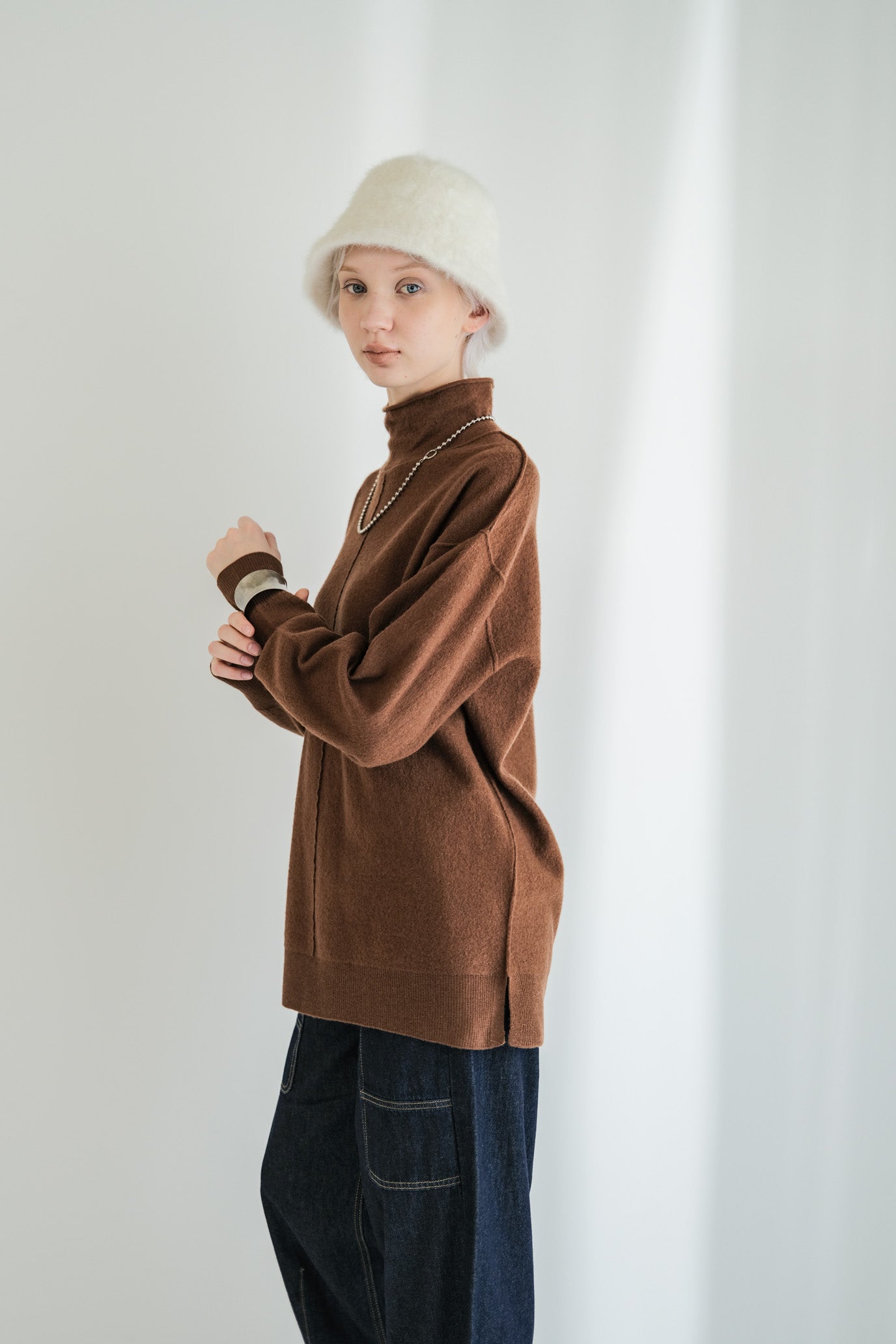 Compressed High Neck Pullover