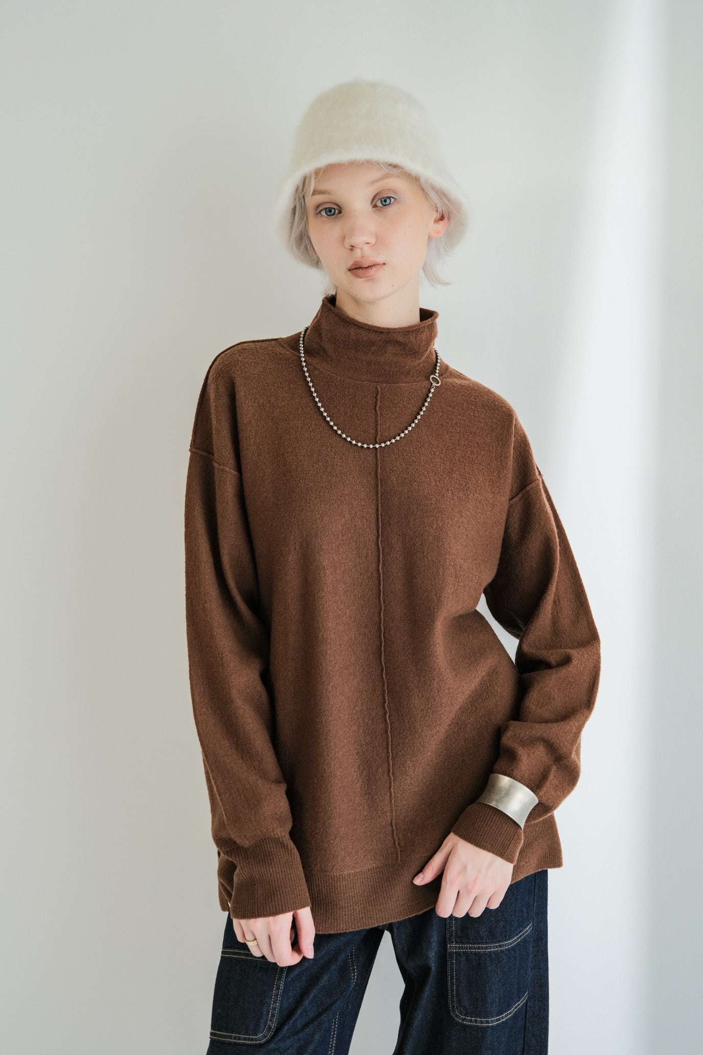 Compressed High Neck Pullover