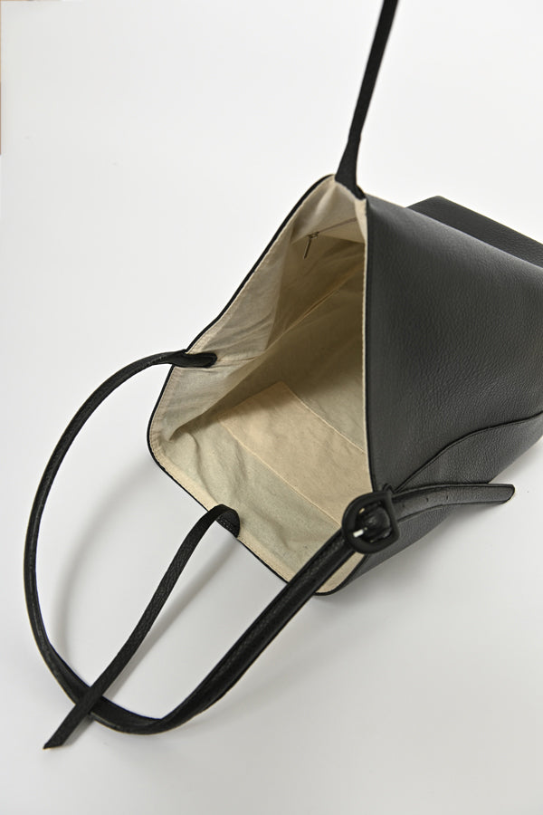 One-Handle Leather Bag with Mini Bag