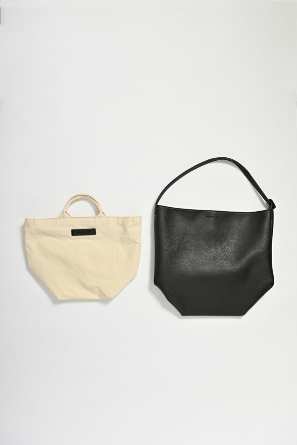 One-Handle Leather Bag with Mini Bag