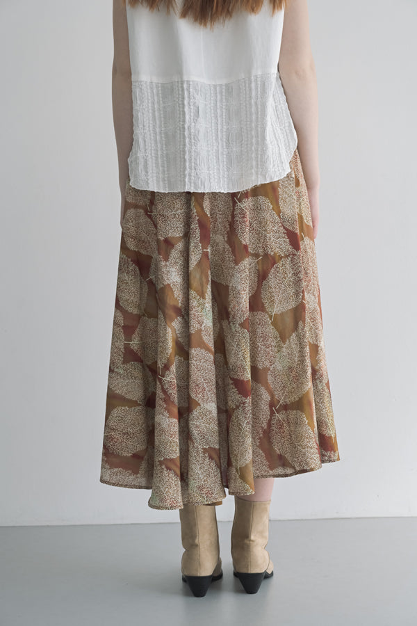 Covered Flare Skirt