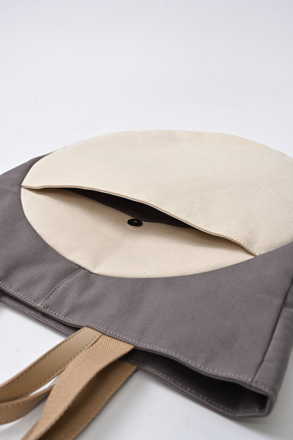 Round Motif Two-Tone 2-Way Bag