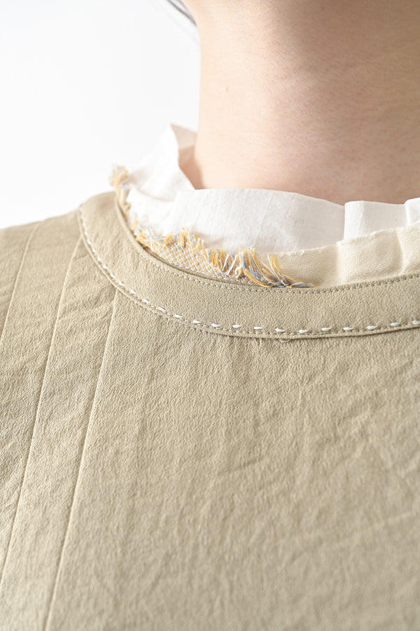 2-Way Detachable Collar Dress