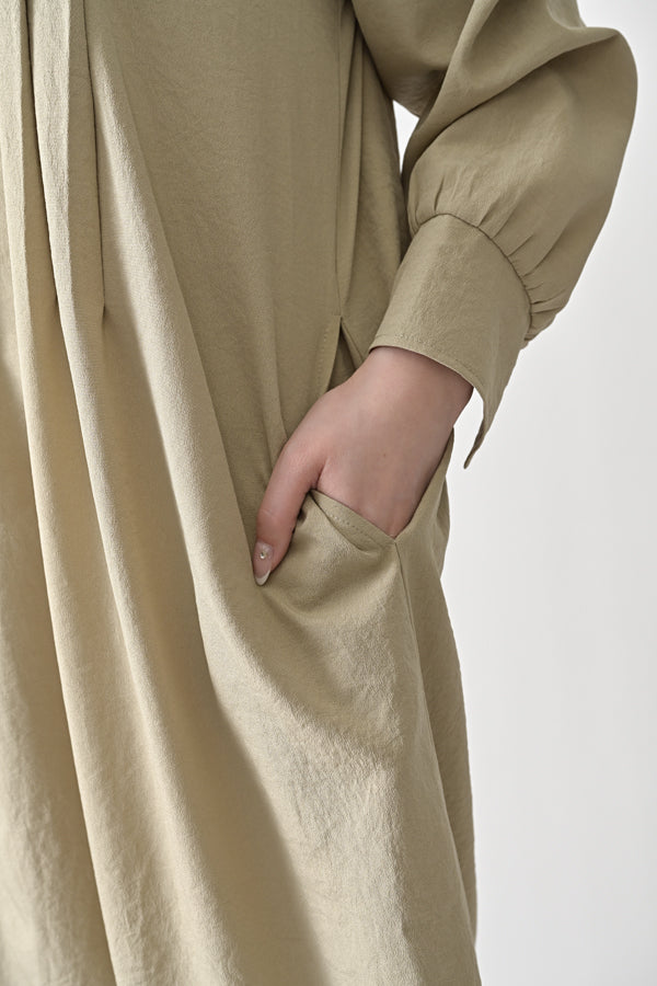 2-Way Detachable Collar Dress