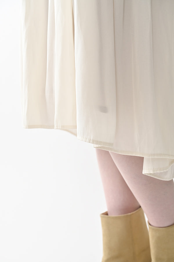 Waffle Mixed Media Dress