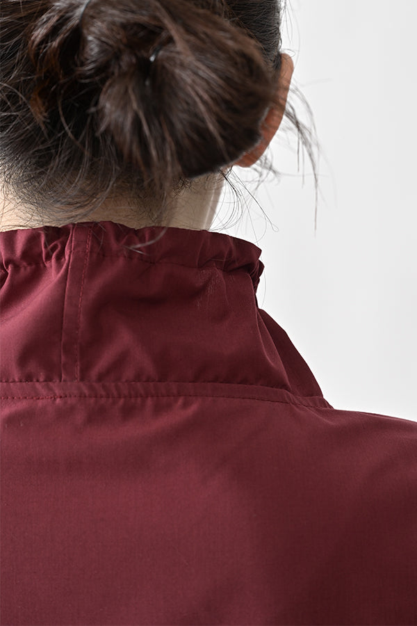 High Neck Paneled Shirt