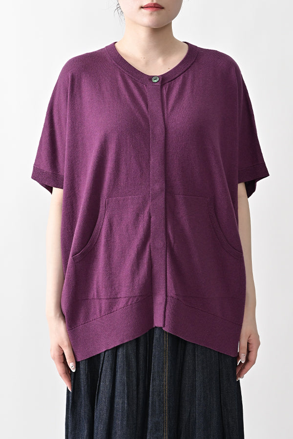Concealed Placket Cocoon Oversized Vest