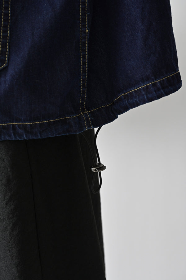 Curve Patch Denim Jacket