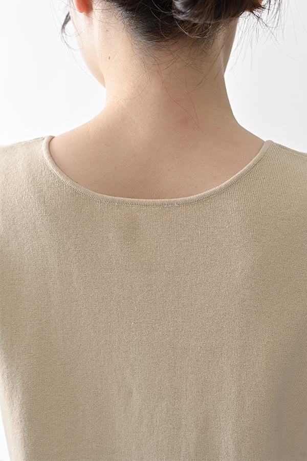 2-Way Full Milano Knit Sleeveless Pullover