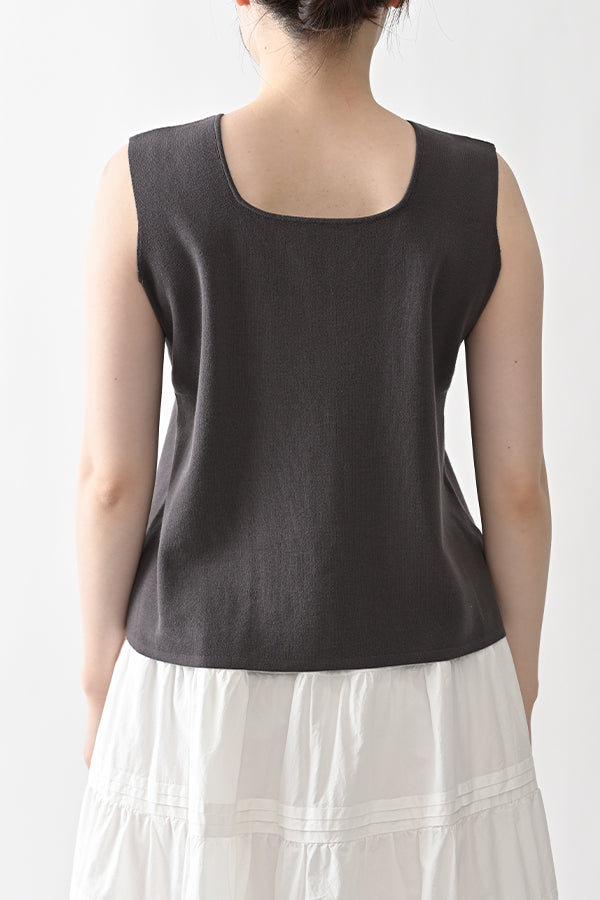 2-Way Full Milano Knit Sleeveless Pullover