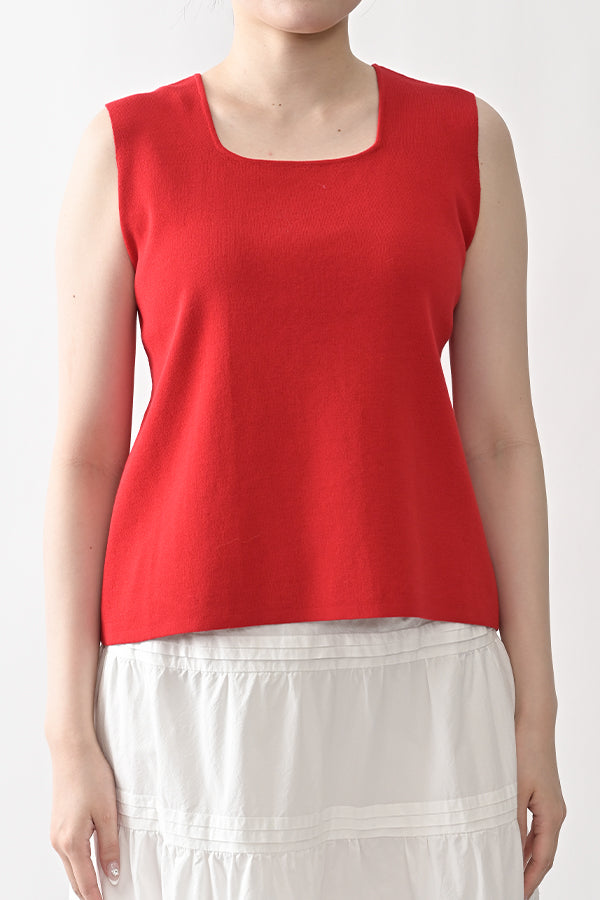 2-Way Full Milano Knit Sleeveless Pullover