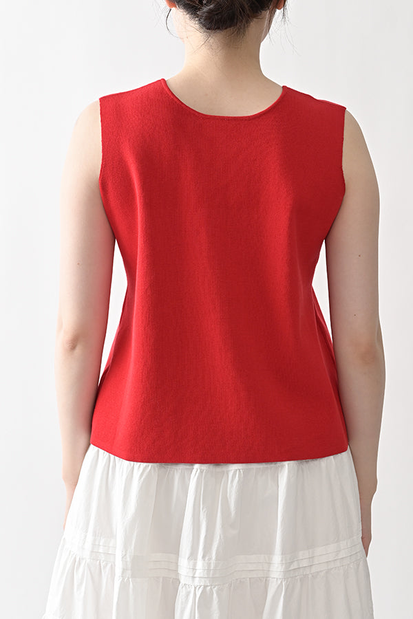 2-Way Full Milano Knit Sleeveless Pullover