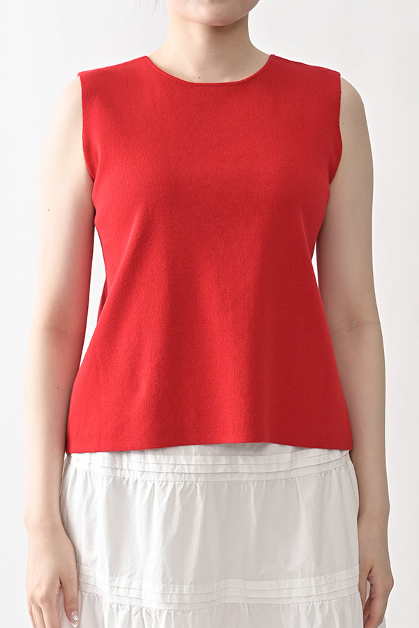 2-Way Full Milano Knit Sleeveless Pullover