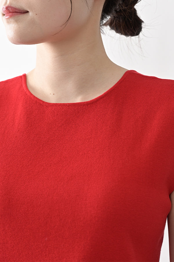 2-Way Full Milano Knit Sleeveless Pullover