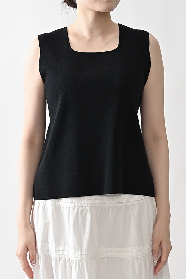 2-Way Full Milano Knit Sleeveless Pullover