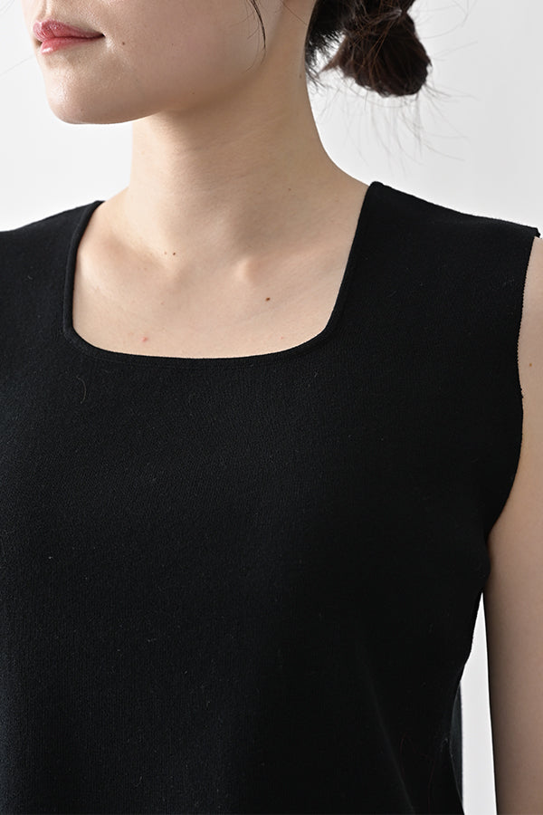 2-Way Full Milano Knit Sleeveless Pullover
