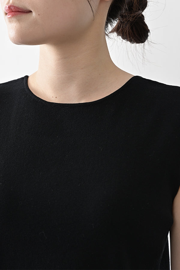 2-Way Full Milano Knit Sleeveless Pullover