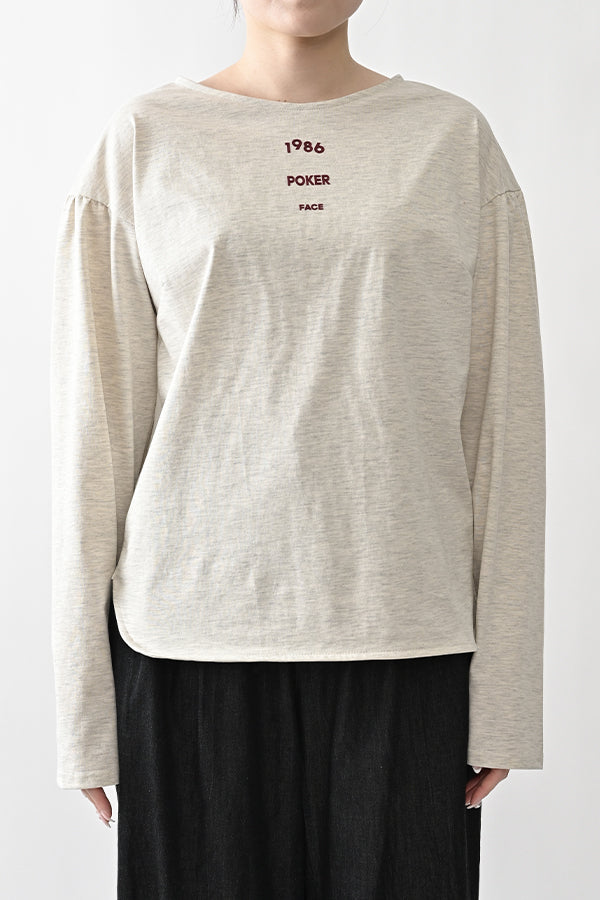 Gather Sleeve Long Sleeve T-Shirt