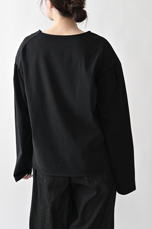Gather Sleeve Long Sleeve T-Shirt