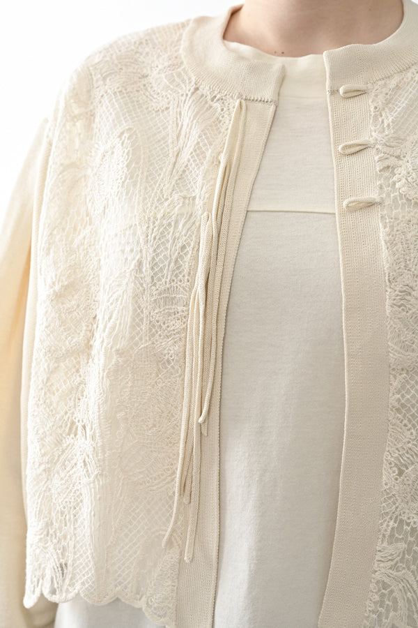 Floral Veil Cardigan