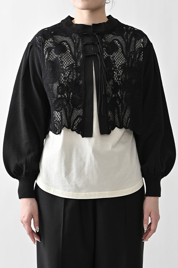 Floral Veil Cardigan