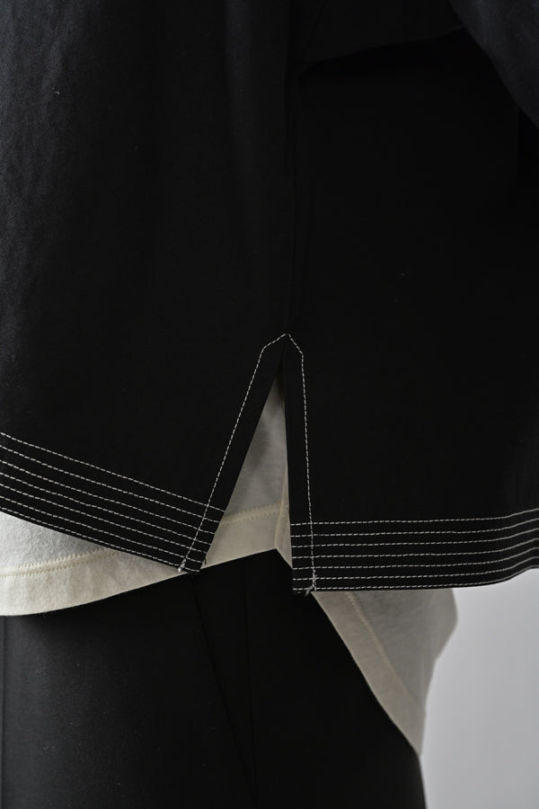 Cord Embroidered Collar Blouse