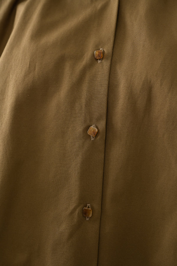 Cord Embroidered Collar Blouse