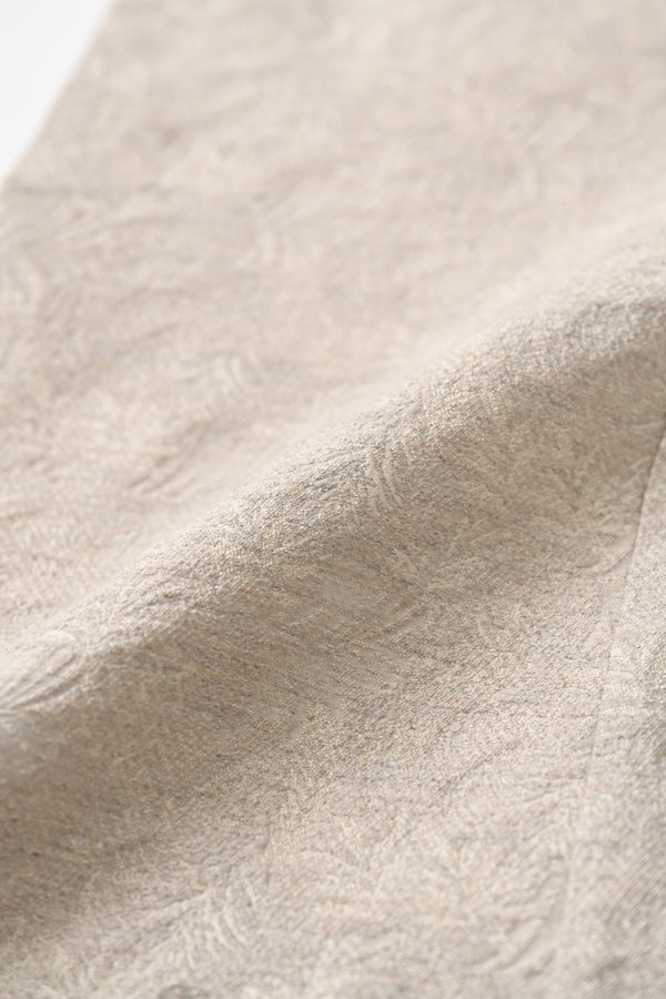 Jacquard Wide-Leg Trousers