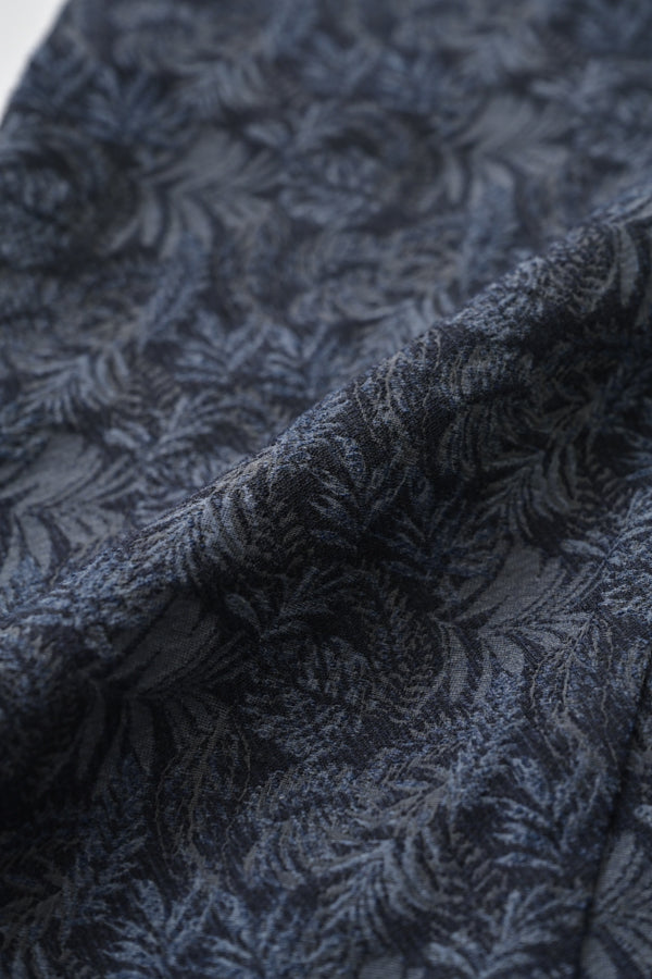 Jacquard Wide-Leg Trousers