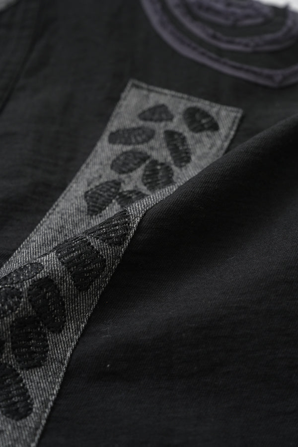 Motif Embroidered Short Jacket