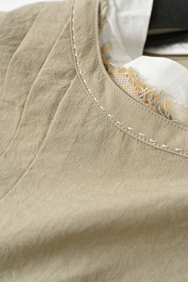 2-Way Detachable Collar Dress